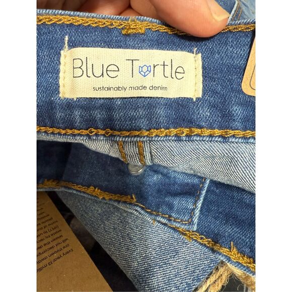 Blue Turtle Juniors Jeans Denim sz 1 Hi Waisted NEW #F973 - Picture 8 of 9